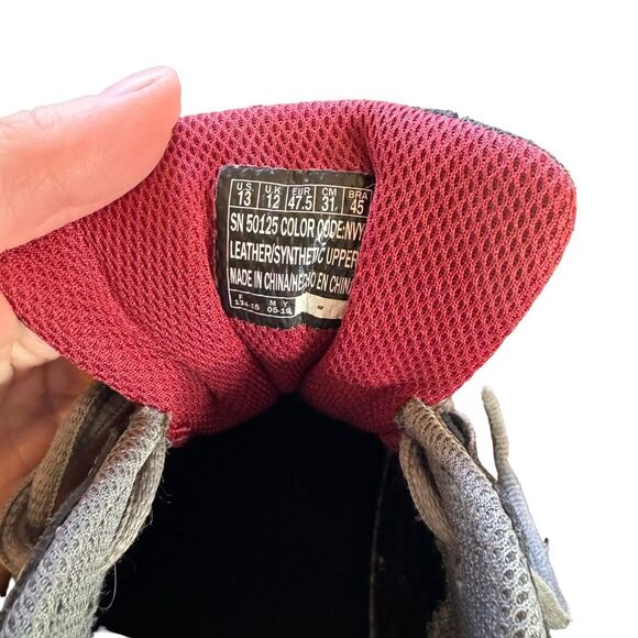 Skechers Afterburn Black Sneakers Lace Up Shoes Men's Size 13 - Picture 8 of 9